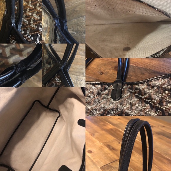 SOLD ——————Authentic Goyard St Louis Tote PM Black - Picture 4 of 4